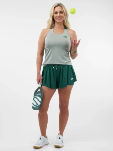 selkirk-pickleball-essentials-womens-sportwik-crossback-tank-top-shirt-gray-heather-active-shorts-green-04.webp